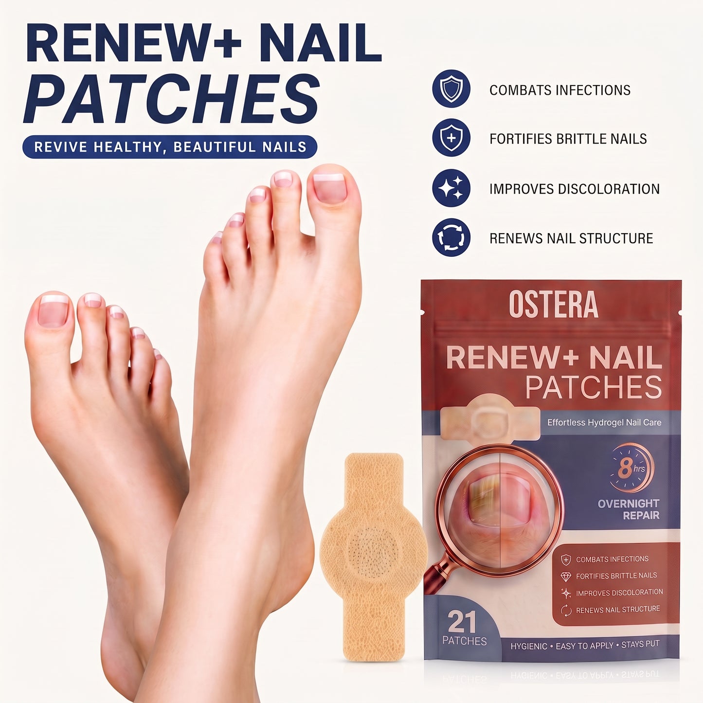 OSTERA Renew+ Nail Repair Patches