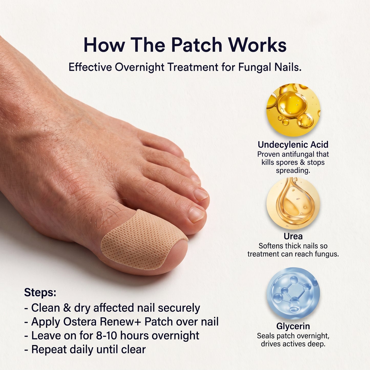 OSTERA Renew+ Nail Repair Patches