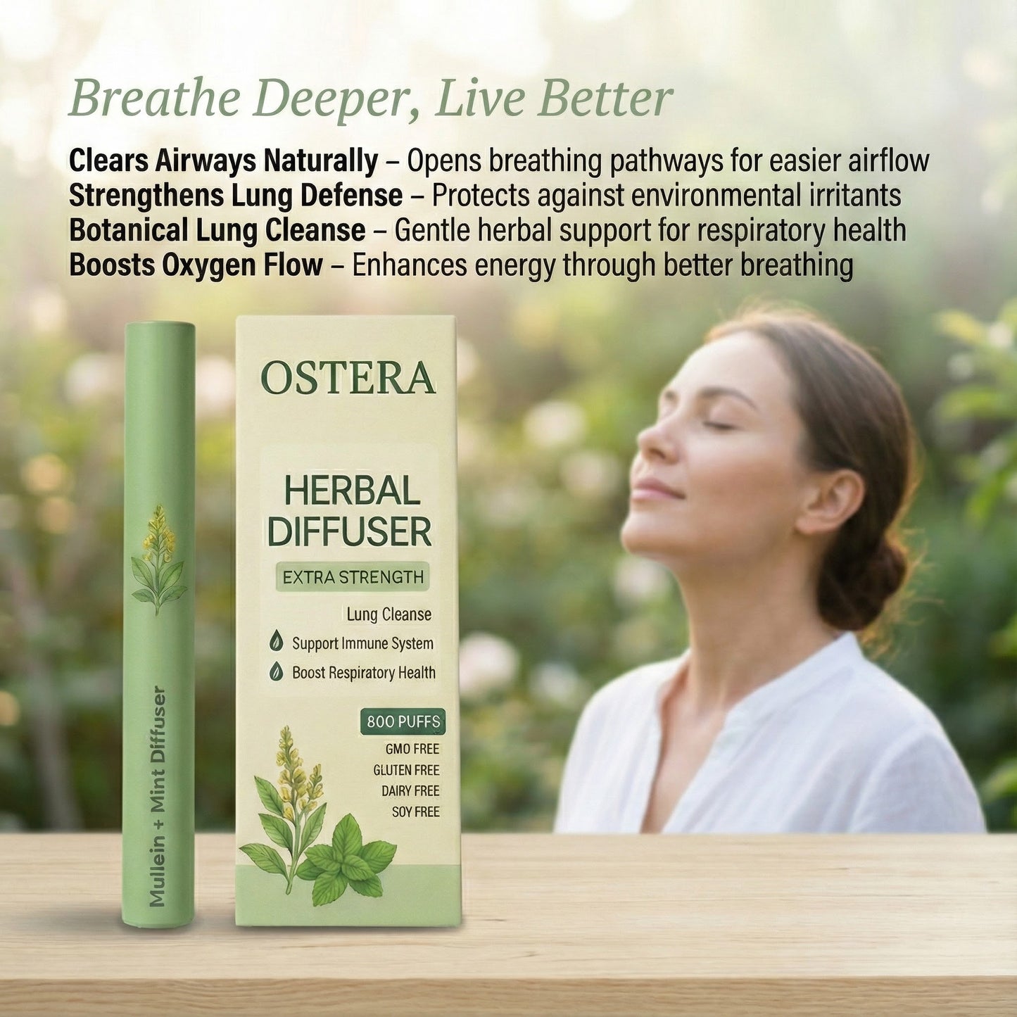 Herbal Diffuser Lung Cleanse Detox Stick