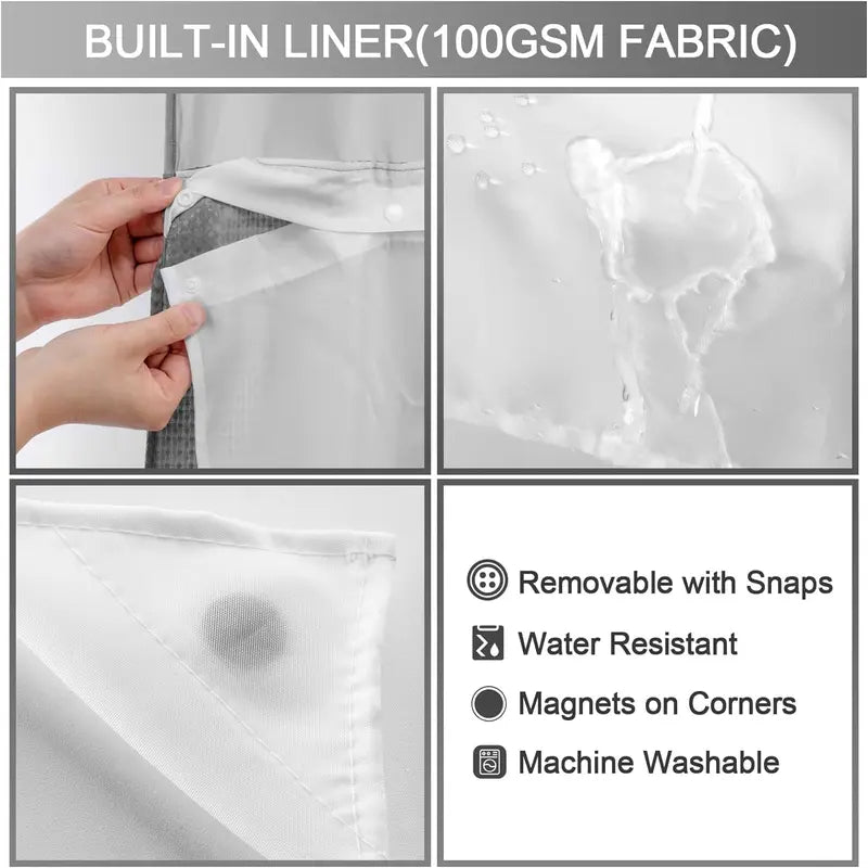 The Ostera SnapLiner Shower System
